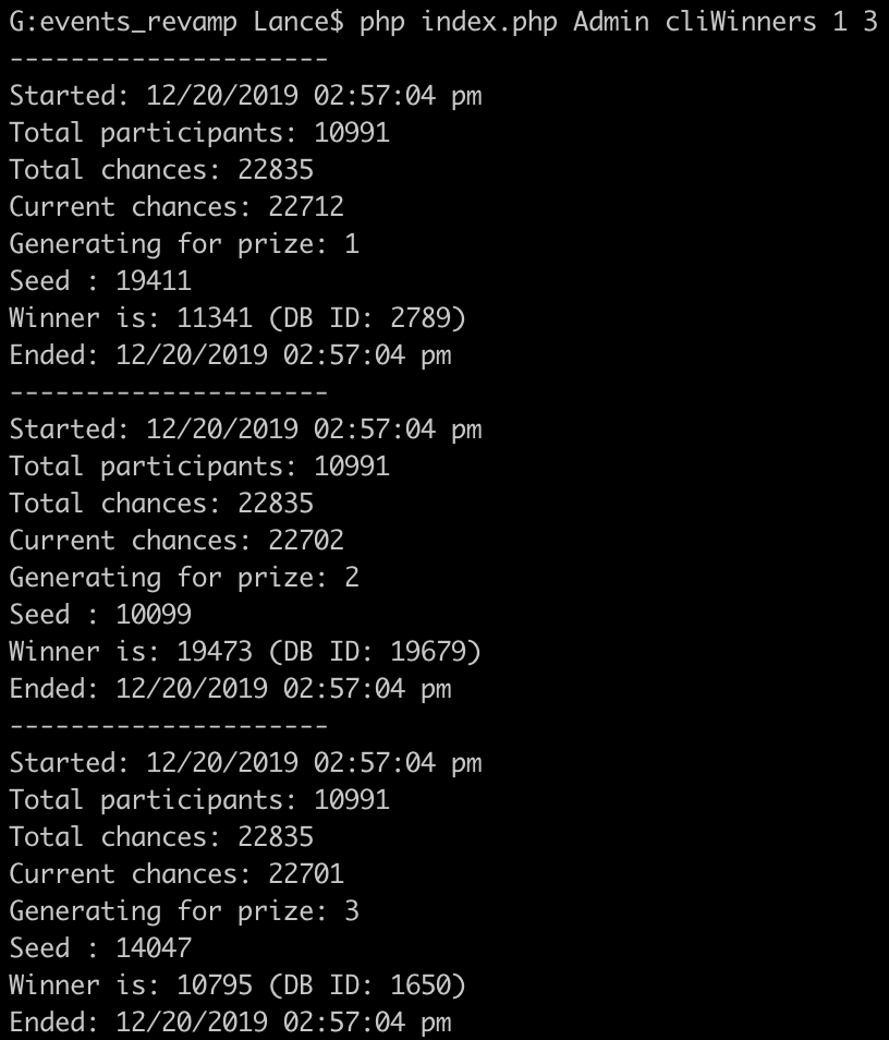 Mass Draw CLI