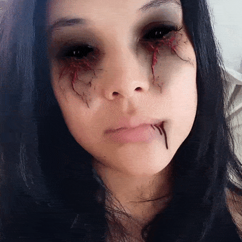 Halloween Theme Instagram AR Filter - Face Ghoul Face