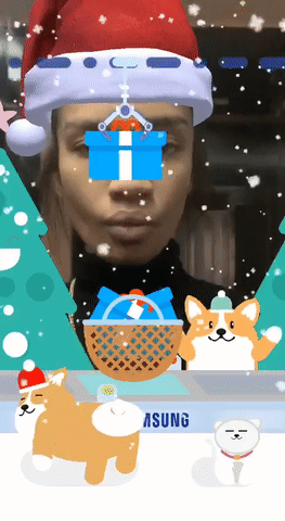 Christmas Instagram AR Filter - Samsung